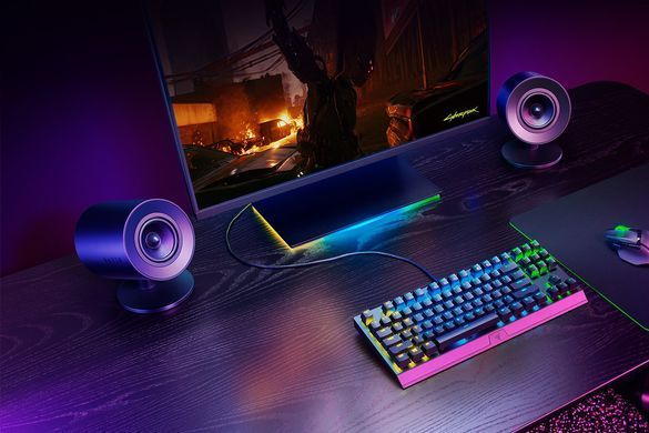 Акустична система Razer Nommo V2 X 2.0, USB-A/BT, чорний (RZ05-04760100-R3G1) [113275]