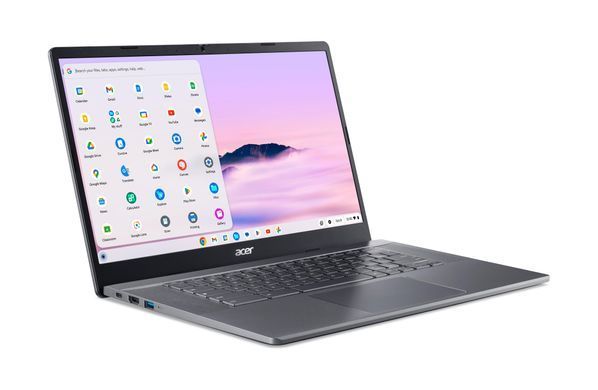 Ноутбук Acer Chromebook Plus CB515-2H 15" FHD IPS, Intel i5-1235U, 16GB, F512GB, UMA, ChromeOS, сірий (NX.KNUEU.004) [100257]