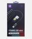 Кабель Luxe Cube Dynamic USB - Lightning (M/M), 1.5 м, Black (4446689101557) [603834], фото 1