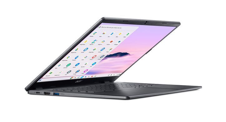Ноутбук Acer Chromebook Plus CB515-2H 15" FHD IPS, Intel i5-1235U, 16GB, F512GB, UMA, ChromeOS, сірий (NX.KNUEU.004) [100257]