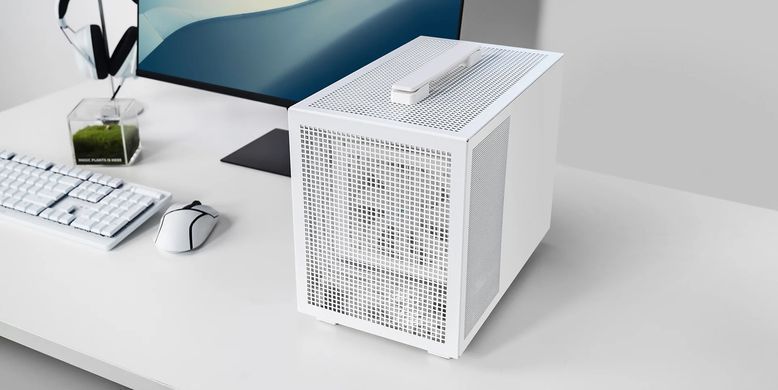 Корпус DeepCool CH160 Mesh White без БЖ (R-CH160-WHNMI0-G-1) [611496]