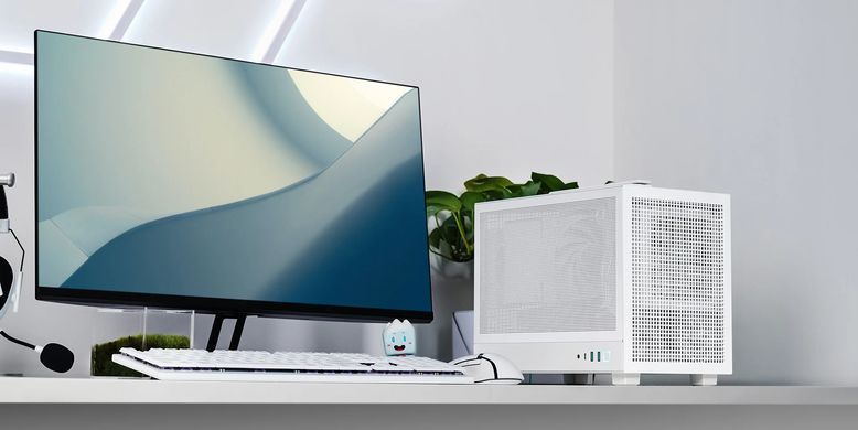Корпус DeepCool CH160 Mesh White без БЖ (R-CH160-WHNMI0-G-1) [611496]