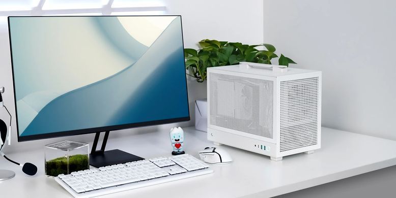 Корпус DeepCool CH160 Mesh White без БЖ (R-CH160-WHNMI0-G-1) [611496]