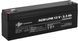 Акумуляторна батарея LogicPower LPM 12V 2.3AH (LPM 12 - 2.3 AH) AGM (LP4132) [618747], фото 1
