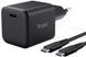Зарядний пристрій мережевий Trust Maxo 65Вт, GaN, USB-C, PD/PPS, чорний (26046_TRUST) [115545], фото 1