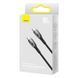 Кабель Baseus Glimmer Series Fast Charging Data Cable Type-C to Type-C 100W 1m Black (CADH000701) [802513], фото 2