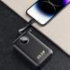 УМБ Dudao 20000mAh K14+ 22,5W PD,QC USB-A,USB-C In/Out,with built-in USB-C/Lightning cables Black (6977196680016) [405054], фото 6