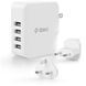 Мережевий зарядний пристрій Ttec Quattro Traveler 4хUSB 5.1A/25Вт White (2SC02BUK) [603165], фото 2