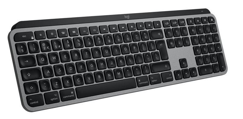 Клавiатура бездротова Logitech MX Keys S for Mac Space Grey (920-011637) [606021]