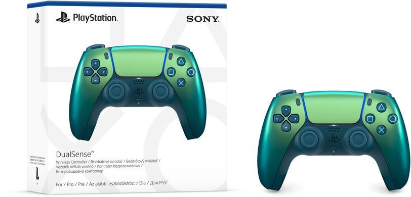 Геймпад PlayStation 5 Dualsense BT, Chrome Teal (1000044474) [106099]