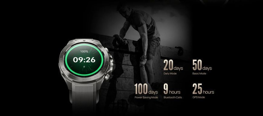 Смарт-годинник Mibro GS Explorer S Titanium Silicone (XPAW023TS) [620981]