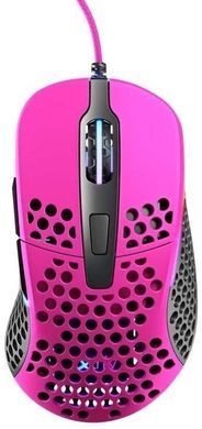 Миша Xtrfy M4, USB-A, RGB, рожевий (XG-M4-RGB-PINK) [103948]