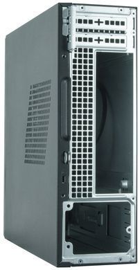 Корпус Chieftec UNI BU-12B miniITX, БЖ 300W, SLIM FF (BU-12B-300) [402919]