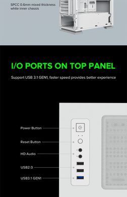 Корпус для ПК GAMEMAX (M60 White) [303326]