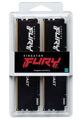 Модуль пам`ятi DDR5 2x8GB/6000 Kingston Fury Beast (KF560C36BBEK2-16) [611923]