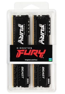 Модуль пам`ятi DDR4 2x16GB/3600 Kingston Fury Beast Black (KF436C18BBK2/32) [606166]
