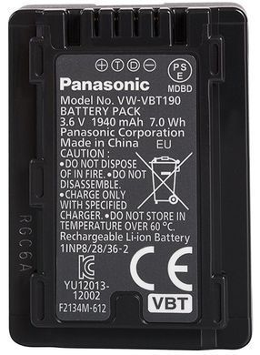 Акумулятор Panasonic відеокамер (VW-VBT190E-K) [107056]