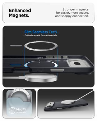 Чохол Spigen для iPhone 17 Air, Nano Pop MagFit, Black Sesame (ACS10301) [112272]