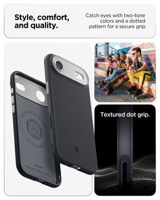 Чохол Spigen для iPhone 17 Air, Nano Pop MagFit, Black Sesame (ACS10301) [112272]