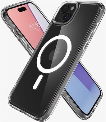 Чохол-накладка Spigen Ultra Hybrid MagFit для Apple iPhone 15 White (ACS06802) [602167]
