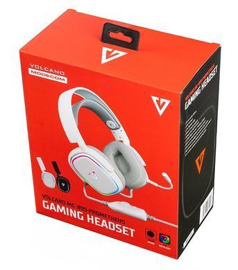 Ігрова гарнітура Modecom Volcano RGB Prometheus 7.1 White USB (S-MC-899-PROMETHEUS-200) [401791]