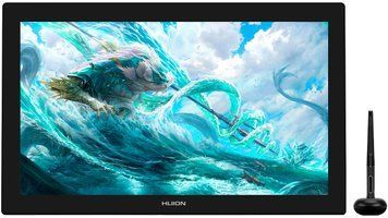 Графічний монітор Huion 23,8" Kamvas Pro 24,4K HDMI,DP,USB-C,DC,USB-A,чорний (GT2401) [112578]