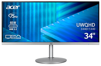 Монiтор 34" Acer CB342CUsemiphuzx Silver (UM.CB2EE.016) [202588]