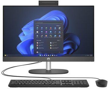 Комп'ютер персональний моноблок HP 240-G10 23.8" FHD IPS AG, Intel i3-N300, 8GB, F512GB, UMA, WiFi, кл+м, 3р, Win11P, чорний (885A8EA) [101120]