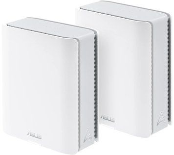 Система WiFi-Mesh ASUS ZenWiFi BT8 BE14000, 1xGE LAN, 1x2.5GE LAN, 1x2.5GE LAN, 1xUSB 3.0, 3мод, білий (90IG0930-MO3B40) [111243]