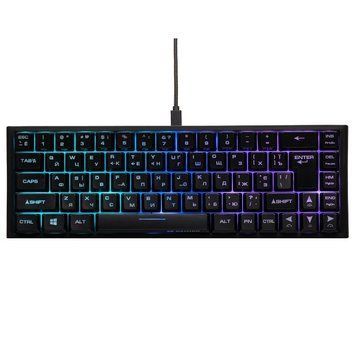 Клавіатура 2E Gaming KG350UBK RGB Ukr Black (2E-KG350UBK) [611537]