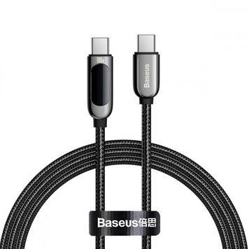Кабель Baseus Display Fast Charging Data Cable Type-C to Type-C 100W 1m Black (CATSK-B01) [802526]
