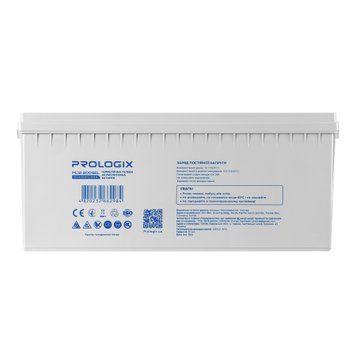 Акумуляторна батарея Prologix 12V 200AH GEL (PL12-200GEL) [615355]