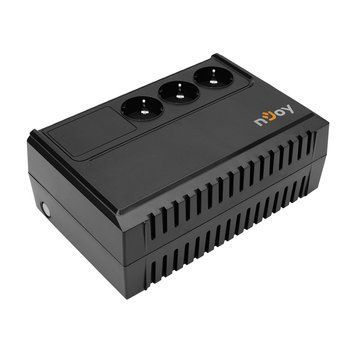 Джерело безперебійного живлення NJOY (PWUP-LI065RE-CG01B) Lin.int., AVR, 3 x евро, пластик (Renton 650) [610779]
