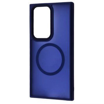 Чохол-накладка Wave Matte Insane Case with Magnetic Ring для Samsung Galaxy S24 Ultra SM-S928 Midnight Blue (2001001830588) [602483]