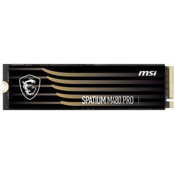 Накопичувач SSD 1TB MSI Spatium M480 Pro M.2 2280 PCIe 4.0 x4 NVMe 3D NAND TLC (S78-440L1G0-P83) [607924]