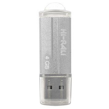 Флеш-накопичувач USB 4GB Hi-Rali Corsair Series Silver (HI-4GBCORSL) [607110]
