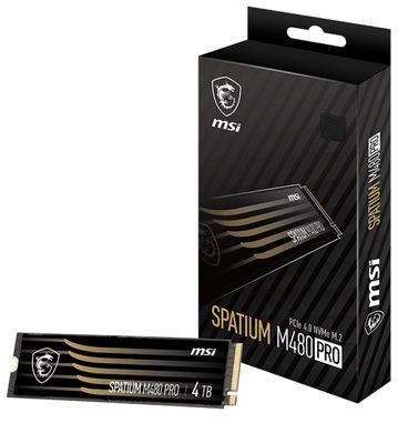 Накопичувач SSD 1TB MSI Spatium M480 Pro M.2 2280 PCIe 4.0 x4 NVMe 3D NAND TLC (S78-440L1G0-P83) [607924]