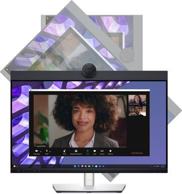 Монітор DELL 23.8" P2424HEB HDMI, DP, USB-C, RJ-45, MM, IPS, sRGB 99%, Pivot, Cam (210-BKVC) [100902]