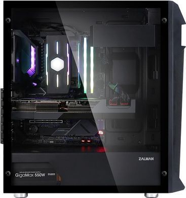 Корпус Zalman Z1 Plus Black без БЖ (Z1PLUS) [619111]