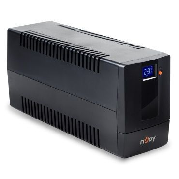Джерело безперебійного живлення NJOY Horus Plus 800 (PWUP-LI080H1-AZ01B) Lin.int., AVR, 2 x евро, USB, LCD, пластик (Horus Plus 800 USB) [611473]