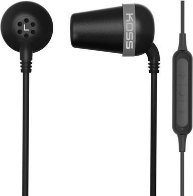 Навушники In-Ear Koss The Plug, BT 4.2, Wireless, Mic, Чорний (196982.102) [17289]