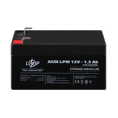Акумулятор AGM LPM 12V - 1.3 Ah (LP4131) [900092]