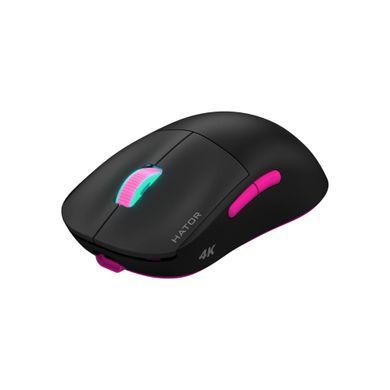 Миша бездротова Hator Quasar 2 Ultra 4K Wireless Black/Pink (HTM570BP) [616826]