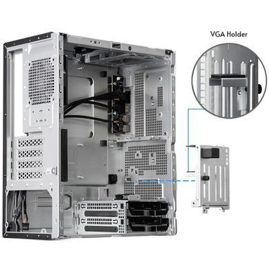 Корпус Chieftec UNI, без БЖ, mATX, Black (BS-20B-OP) [402973]