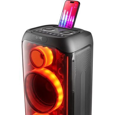 Акустична система 2.0 Defender Boomer 130 120Вт BT/FM/TF/USB/MIC/LED, чорна (65133) [405136]