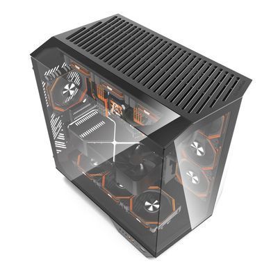 Корпус для комп'ютера DARK FLASH ATX без блока живлення DY470 чорний (DY470 BLACK) [503230]