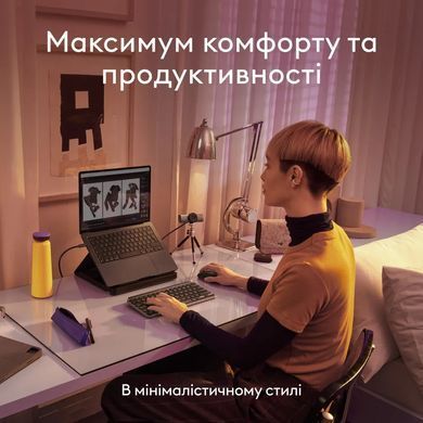 Клавіатура бездротова Logitech MX Keys Mini for Mac Minimalist Wireless Illuminated Space Gray (920-012652) [608484]