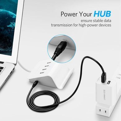 Кабель USB 2.0 to DC 3.5*1.35MM Чорний, US277 UGREEN (10376) [404065]