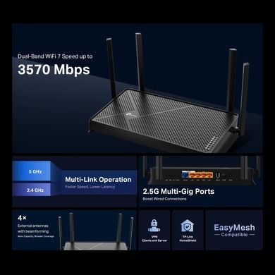 Бездротовий маршрутизатор TP-Link (Archer BE230) [616224]