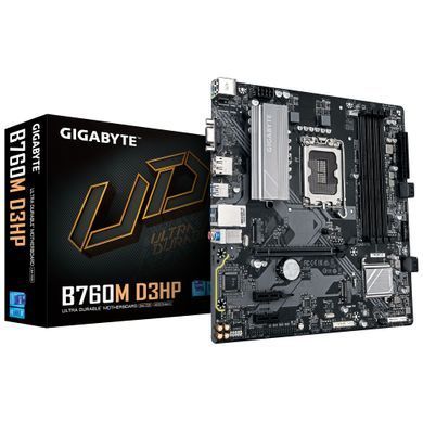 Материнська плата GIGABYTE B760M D3HP s1700 B760 4xDDR5 M.2 HDMI D-Sub mATX (B760M_D3HP) [113897]